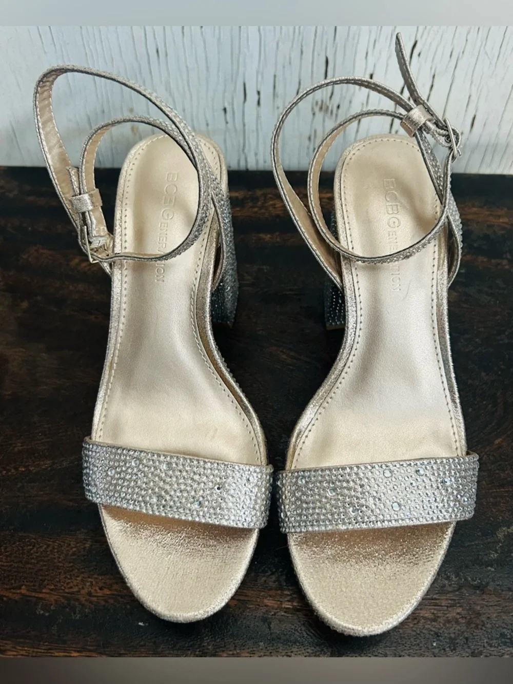BCBGeneration‎ Pristal with radiant platform sandal